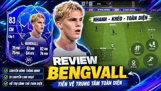 LUCAS BERGVALL 83 CM | KHẢ NĂNG KIỂM SOÁT ĐIỀU TIẾT NHỊP ĐỘ | TOTAL FOOTBALL