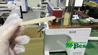 Bamboo Toothbrush Logo Branding Machine, Carbon Dioxide Laser Branding Machine