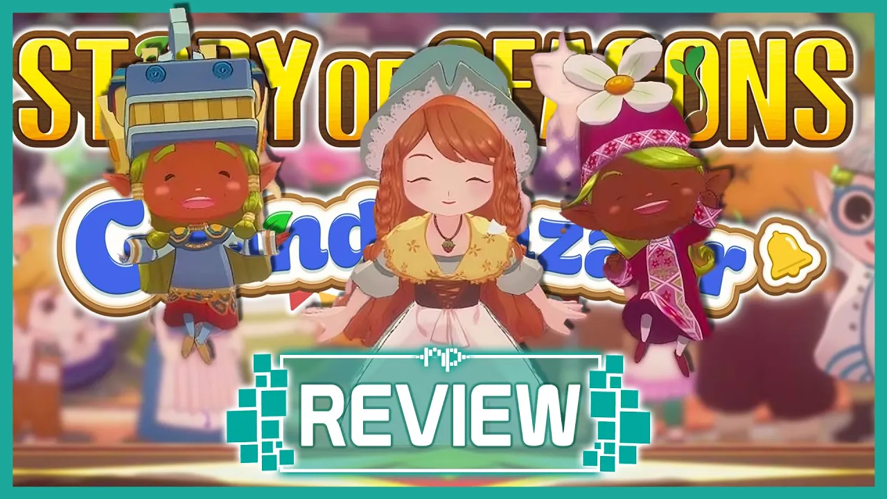 Vidéo-Test de Story of Seasons Grand Bazaar par Noisy Pixel