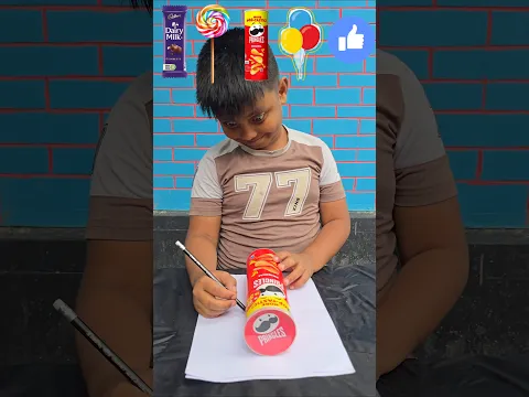 Little Brother Painting 🖌️ 🍬#shorts #funny