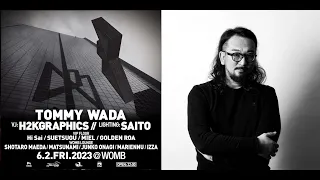 【#vj  play】SESSION 6.2.FRI.2023  VJ: ​ @h2kgraphics     DJ:TOMMY WADA  @WOMBTOKYO_SHIBUYA Techno