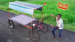கட்டில் கார் | Making  BED CAR 💯 | போய்கிட்டே இருக்கலாம் No fuel ❌ | Making Electric CAR | MmK