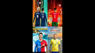Mbappé vs Ronaldinho vs CR7 vs Ronaldo