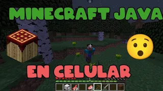 Cómo jugar MINECRAFT JAVA en CELULAR✅