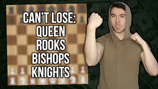 $500 if I can beat a 1300 without losing a SINGLE piece