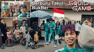 BERBURU TAKJIL + BUKBER with Thanos Squid Game Cosplay INDONESIA 🇮🇩