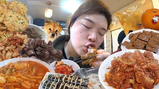 설날=먹는날🍖🍜🍤🍊🍗(설날먹방 브이로그)