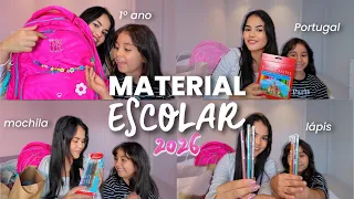 MATERIAL ESCOLAR EM PORTUGAL 2025/2026 📚 o que compramos para a Mia?