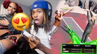 EVERY GREEN GETS MY BESTFRIEND N@K3D 💦🥰 1 SHOT = 1 👙 ON NBA 2K23 ft. @ErickaB