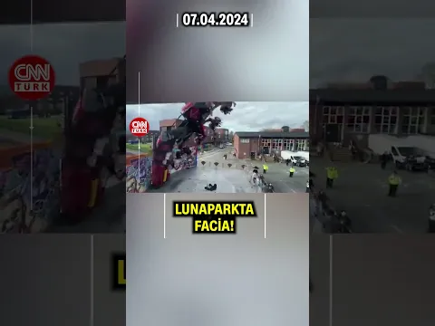 Lunaparkta Kaza! Makinalardan Birinin Parçası Böyle Koptu! O Facia Anında Kamera Kayıttaydı #Shorts