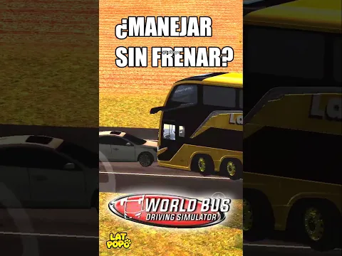 ¿Qué tan lejos puedo llegar sin FRENAR en World Bus Driving Simulator?🐶