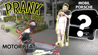 PRANK KADO ULTAH HONDA BEAT PADAHAL MOBIL PORSCHE !
