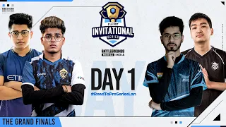 Rooter Invitational Series | Finals | Day 1 | BGMI Live ft. @GodLikeEsportss  OR Esports, TSM
