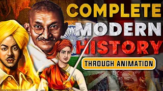 Complete Modern History for UPSC  1 Hour | SMART Revision through Animation | UPSC 2024-25 | OnlyIAS