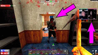 ESTOU SENDO ESPANCADO PELA SARYNHAA NO APOCALIPSE ZUMBI MODO REALISTA- 7 DAYS TO DIE : 13