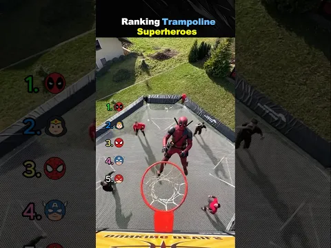 Ranking Trampoline Superheroes