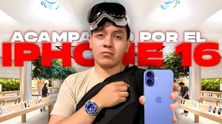 Dormí en una tienda de Apple para comprar el primer iPhone 16 Pro Max