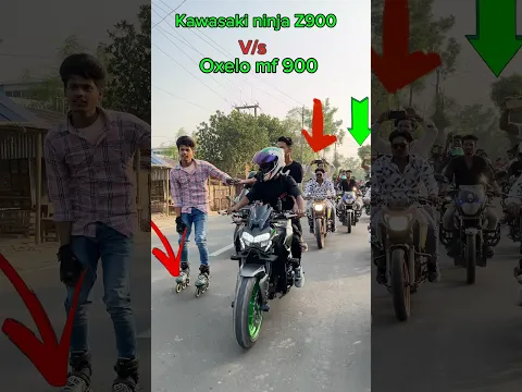 Don’t try on rood🙏Skating V/s Ninja🔥#skating#ninj#publicreaction#superbike#kawasakininja#shotrs