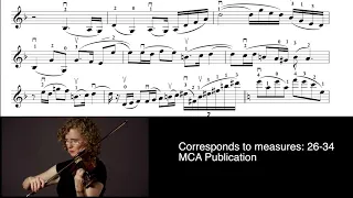 Theme from Schindler's List (John Williams): Violin - tutorial Part 2