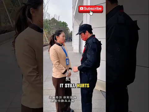 The poor guard was slapped. Then see what happened next 😂 #shorts #lesson #ytshorts
