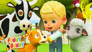 Old Macdonald Had A Farm Song | Kids Songs | Funny Bunny