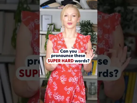 Can you pronounce these SUPER HARD words? #learnenglish #britishenglish #pronunciation