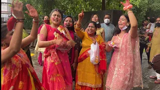 Ganpati Bappa morya  (Pehli baar itna dil kholkar nache hum)😍❤️||Surbhi Rathore||