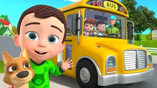 Wheels on the Bus | Swimming Pool Song + MORE Nursery Rhymes & Kids Songs