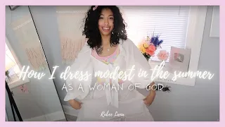how i stay modest in the summer as a woman of God ♡ | rubee lana