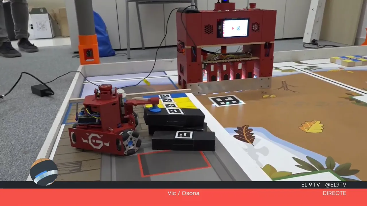 Els Garrins Metàl·lics de la UVic-UCC marxa cap a França per disputar la Final Mundial d’Eurobot