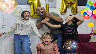 عملنا حفلة المليون مشترك🥰 وصلنا أخيرًا لمليون مشترك !! شوفوا رد فعلنا والتحضيرات المجنونة