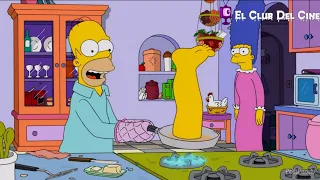Homero Se Vuelve Canib4l Y Se Come Así Mismo | Los Simpson - La casita Del Horror 28 | Resumen