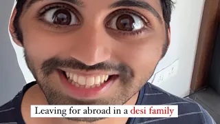 Leaving for abroad in a desi family | send this to your international friends🤣❤️ #ahmedmasood