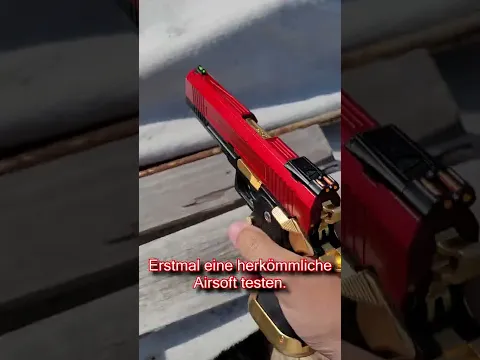 Wie gefährlich ist eine Metallkugel Airsoft Pistole? #shorts