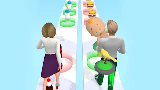 Baby Shuffle Run - Funny Mobile Gameplay Walkthrough - Android/iOS #1