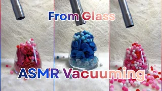 ASMR Vacumming From Glass Compilation