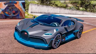 BUGATTI DIVO - Forza Horizon 5 | Logitech g29 gameplay 4k