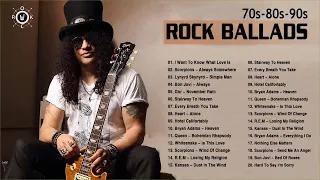 Best Rock Ballads Songs Of 70s 80s 90s | Rock Ballads Playlist