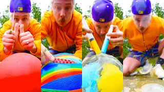 THE 🎈: NEVER BACK DOWN NEVER WHAT!? #asmr #chill #davidbeck #relaxing #satisfying #asmrsounds #fun
