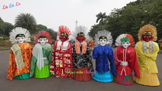 Ondel Ondel Betawi Bernyanyi Merdu Lalala di Lapangan Monumen Nasional, Ondel Batik Monas 44