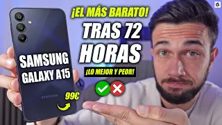 Lo MEJOR y PEOR!🔥SAMSUNG GALAXY A15 tras 3 DÍAS de USO