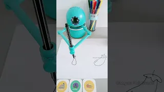 Automatic Drawing Making Gadget Robot 😍 Unique Stationaryes #stationary #diy #pencil #drawing Part 3
