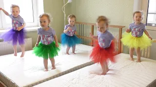 Five Little Babies Jumping on the Bed song | Nursery Rhymes & Baby songs