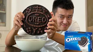 製作超大OREO餅乾！Making big Oreo cookies！