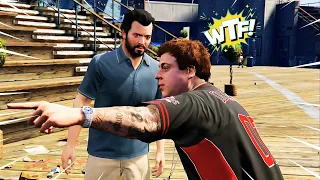 MICHEAL MET VIRAT KOHLI AND A STRANGE MAN 😨📽️(MOVIE) #gta5 #gaming #gtav #hindi