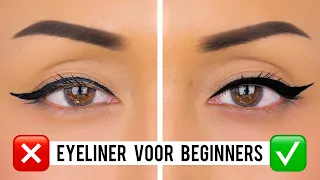 EYELINER VOOR BEGINNERS TIPS Makkelijk en snel eyeliner aanbrengen! ShelingBeauty