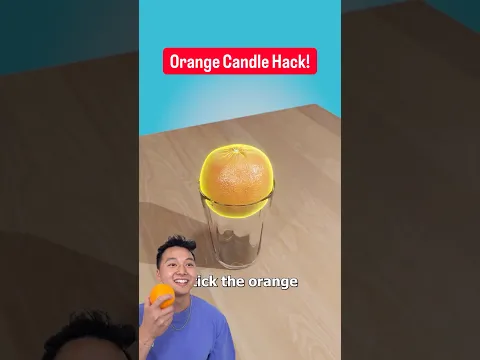 Orange Candle Hack! @zackdfilms