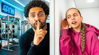 I Built A SECRET Gym In My House