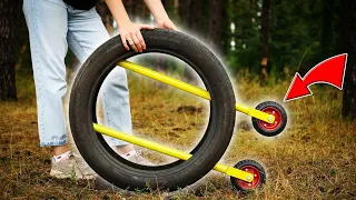 Decent idea from an old tire! It's definitely worth doing!