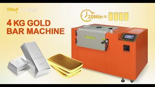 Gold bar making machine 1kg/4kg/8kg are all available #goldbar#gold refining